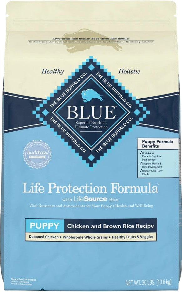 Blue Buffalo Life Protection Formula Puppy Chicken & Brown Rice Recipe Dry Dog Food