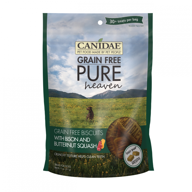 Canidae Grain Free PURE Heaven Biscuits with Bison and Butternut Squash Dog Treats