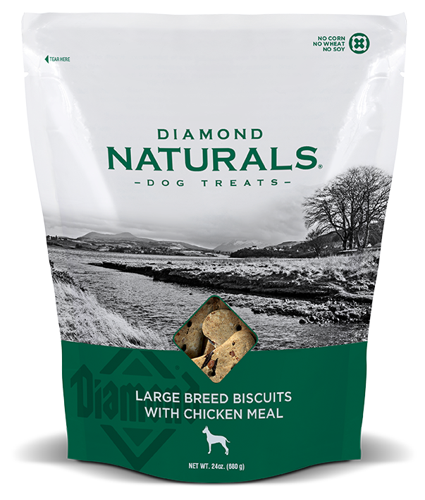 Diamond Naturals Large Breed Biscuits with Chicken Meal Dog Treats