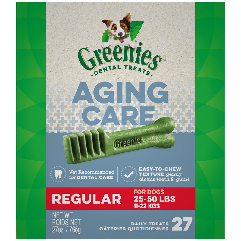 Greenies Aging Care Regular Size Dental Care Dog Treats