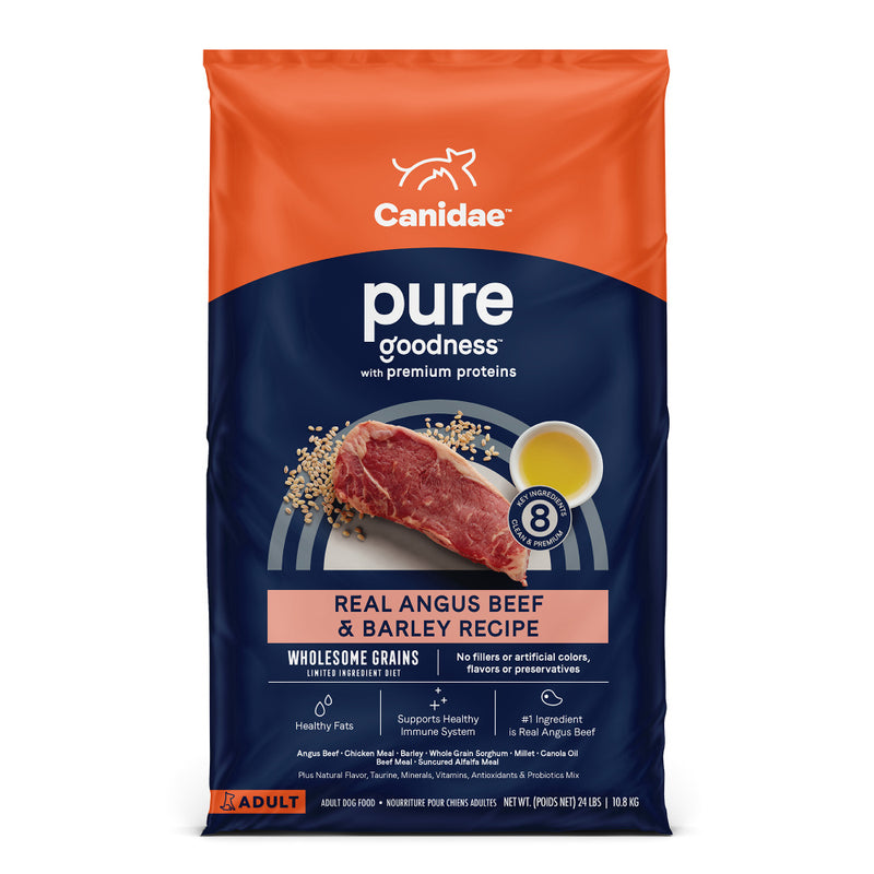 Canidae Pure Goodness Real Beef & Barley Recipe Adult Dry Dog Food