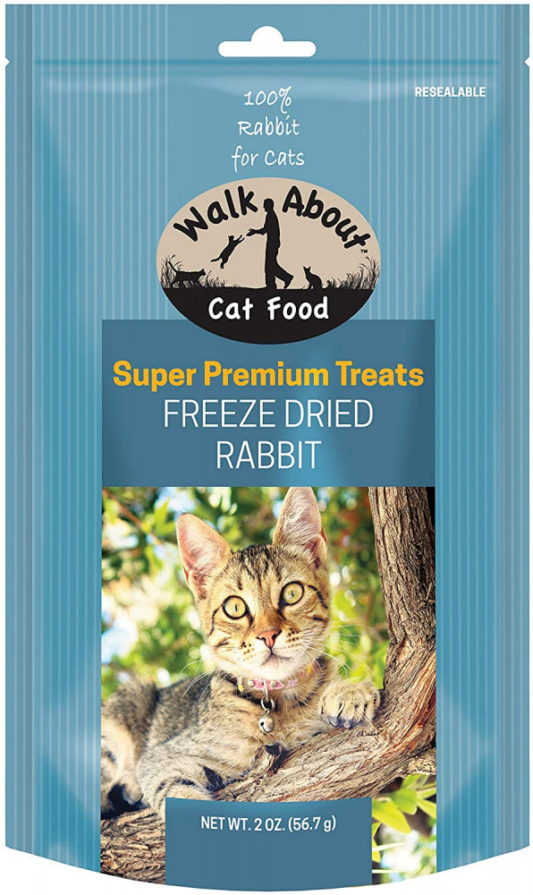 Walk About Freeze Dried Rabbit Cat Treats