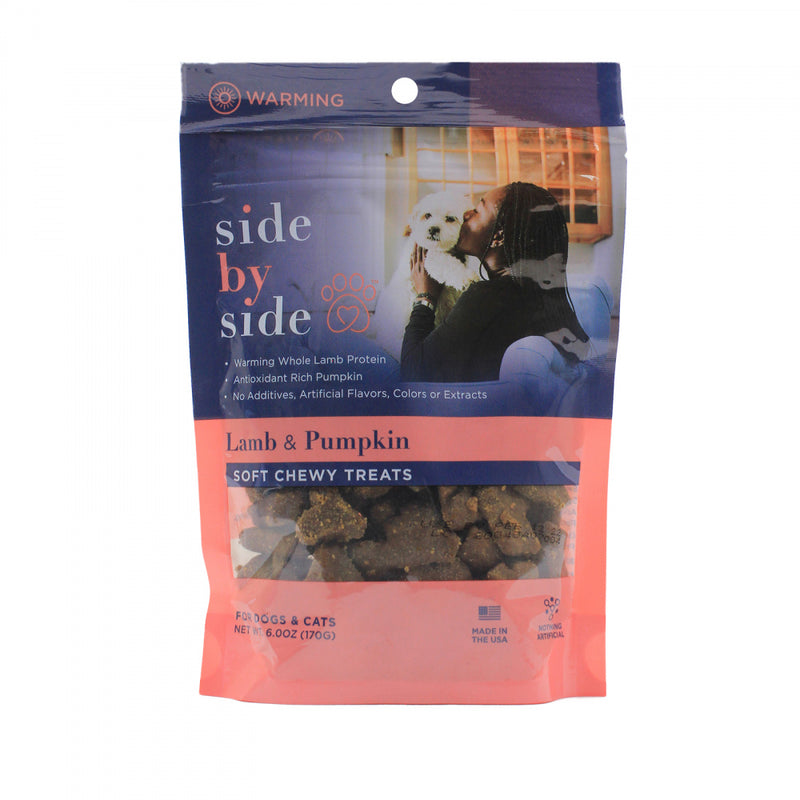 Side By Side Lamb & Pumpkin Soft Chew Training Treats Warming Recipe Dog Treats