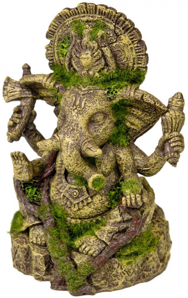 Blue Ribbon Exotic Environments Ganesha Statue With Moss Tank Accessory