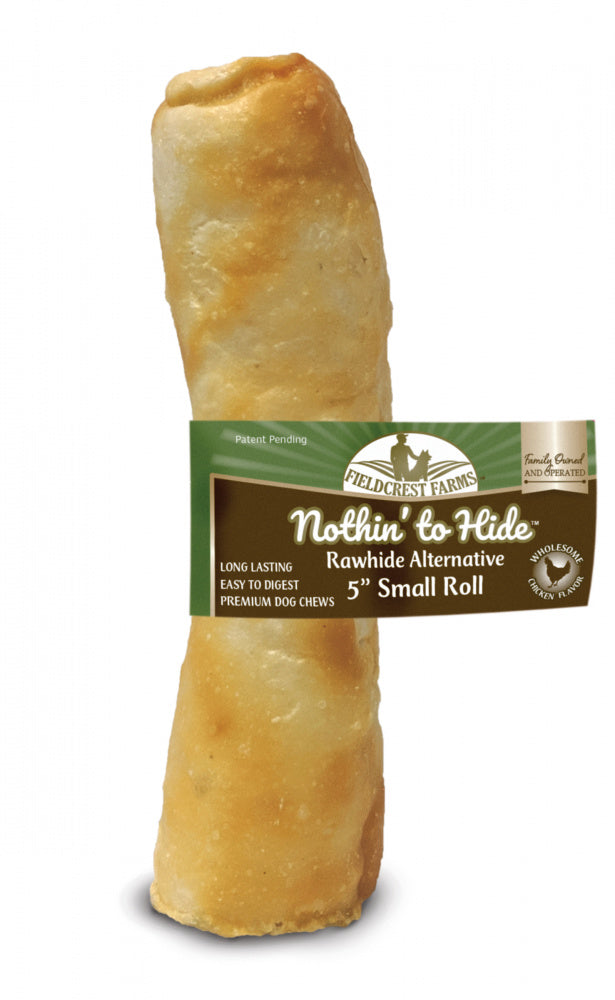 Fieldcrest Farms Nothin' to Hide Small Roll Chicken Dog Chews