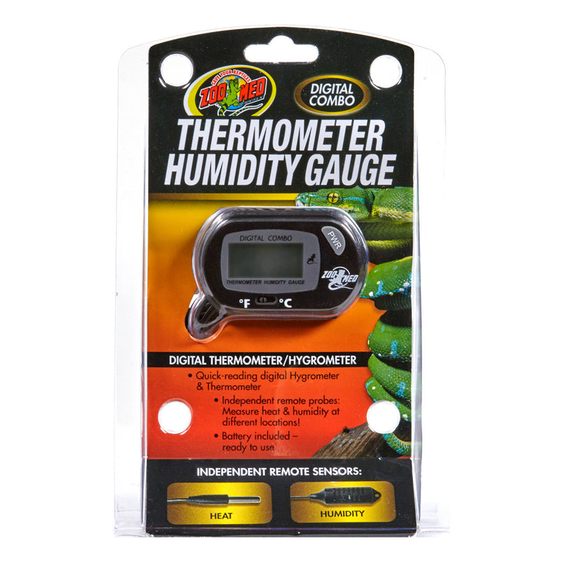 Zoo Med Digital Thermometer Humidity Gauge